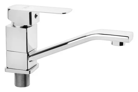 Смеситель для кухни Zein Z2482, квадрат, картридж керамика 35 мм, излив 15 см, без подводки 914504