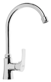 Смеситель для кухни Zein Z2483, картридж керамика 35 мм, высокий излив, хром