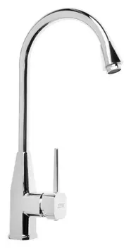 Смеситель для кухни Zein Z2484, картридж керамика 40 мм, высокий излив, хром