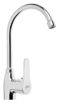 Смеситель для кухни Zein Z2659, однорычажный, картридж керамика 40 мм, латунь, хром