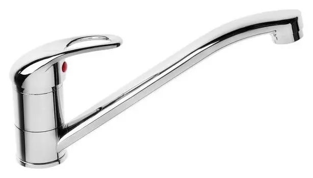 Смеситель для кухни Zein Z65350151, картридж 35 мм, излив 25 см, без подводки, хром