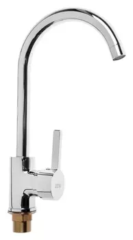 Смеситель для кухни Zein Z7213, однорычажный, картридж керамика 40 мм, латунь, хром