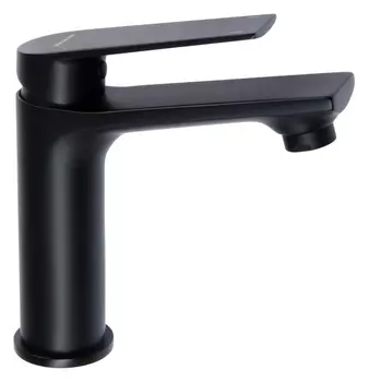 Смеситель для раковины Accoona A90125f, однорычажный, длина излива 122 мм, черный