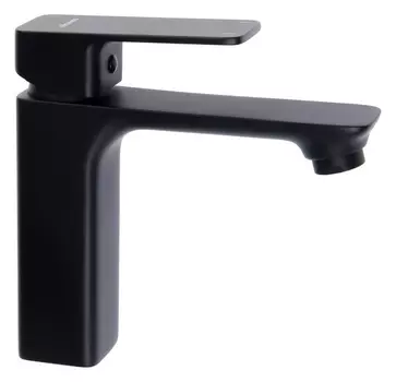 Смеситель для раковины Accoona A90126f, однорычажный, излив 131 мм, черный