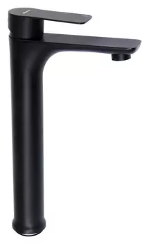 Смеситель для раковины Accoona A91207f, однорычажный, длина излива 122 мм, черный