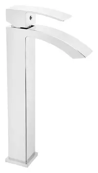 Смеситель для раковины Accoona A9123, однорычажный, высокий, хром