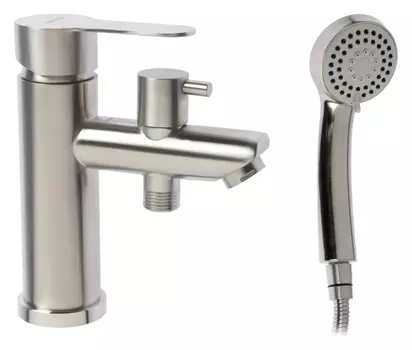 Смеситель для раковины Accoona A97103, однорычажный, излив 108 мм, лейка, хром