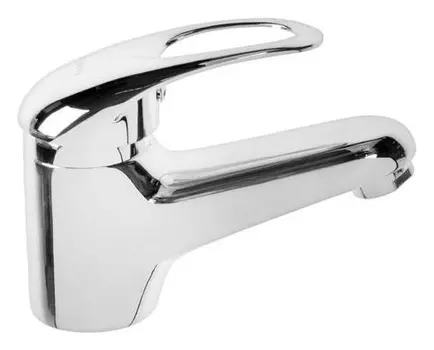 Смеситель для раковины "Олимп" Oc2351eco, однорычажный, укороченный, хром