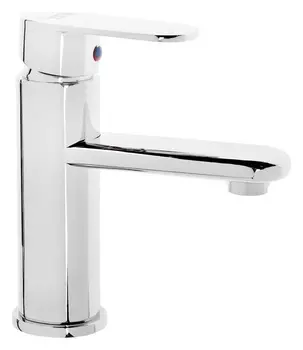 Смеситель для раковины Zein Z2486, картридж керамика 40 мм, хром