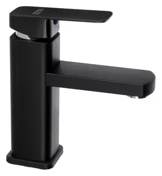 Смеситель для раковины Zein Zc2043, картридж керамика 35 мм, без подводки, черный