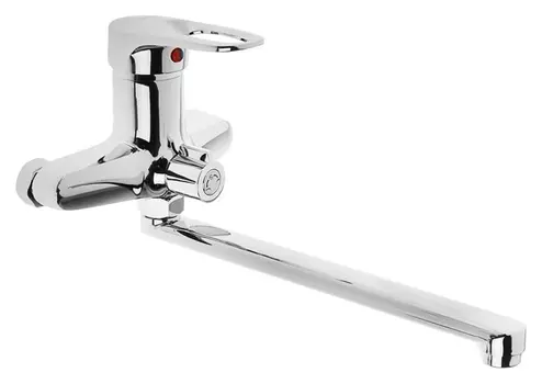 Смеситель для ванны Accoona A7142, однорычажный, силумин, хром