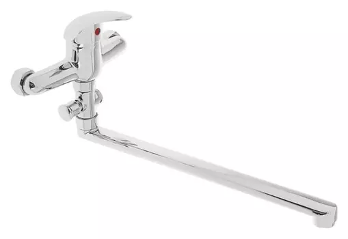 Смеситель для ванны Onix A1107, длина излива 30 см, хром