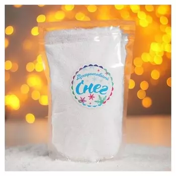 Снег искусственный сыпучий для декора "Мягкий" 35 г