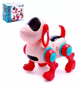 Собака IQ Dog, ходит, поёт, работает от батареек, цвет розовый
