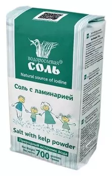 Соль с ламинарией "Водорослевая соль"