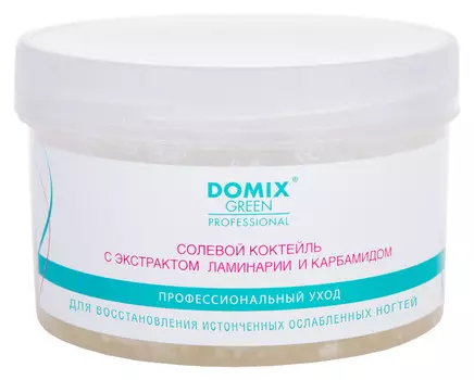 Солевой коктейль с экстрактом ламинарии и карбамидом для восстановления истонченных ослабленных ногтей
