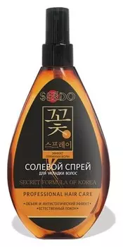 Солевой спрей для укладки волос