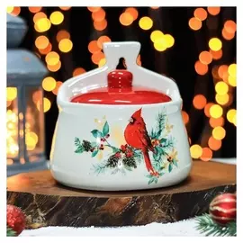Солонка доляна «Красный кардинал», 600 мл, 14х10х14 см