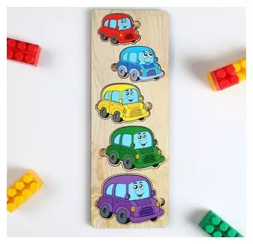 Сортер "Больше-меньше. машинки"