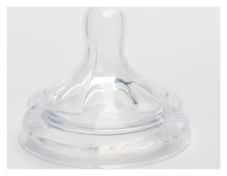 Соска силиконовая, антиколик., широкое горло, от 0 мес., медленный поток