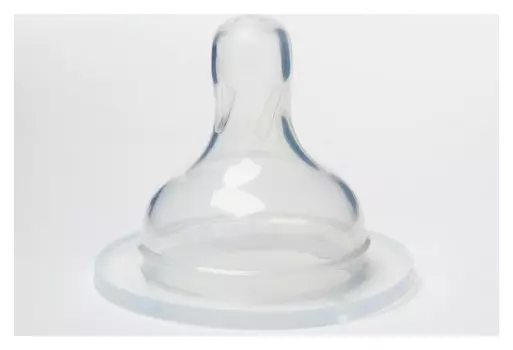 Соска силиконовая классическая с широким горлышком