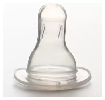 Соска силиконовая, от 3 месяцев, средний поток