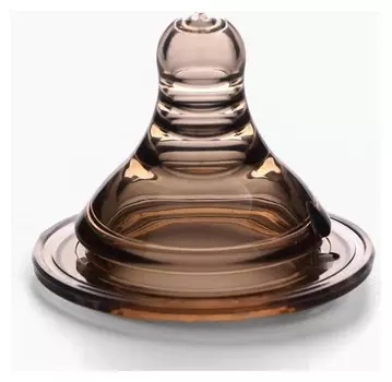 Соска силиконовая, широкое горло, от 0 мес., медленный поток