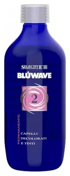 Состав на основе протеинов кератина для окрашенных и поврежденных волос "Blue Wave 2"