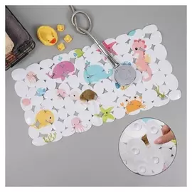 Spa-коврик для ванны доляна «Морская игра», 35×65 см