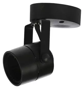 Спот "Яркий луч" 1х3вт Gu10 черный 8х5х13см