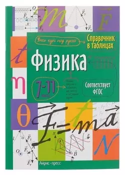 Справочник в таблицах «Физика, 7-11 класс»