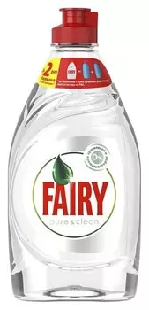 Средство для мытья посуды Fairy Pure &amp; Clean 450мл без отдушки