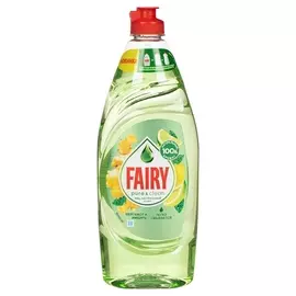 Средство для мытья посуды Fairy Pure &amp; Clean бергамот и имбирь 650мл