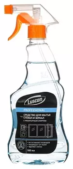 Средство для стекол и зеркал с нашатырным спиртом Luscan 500 мл