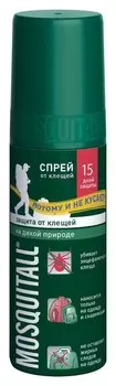 Средство от насекомых Mosquitall защита от клещей спрей 100мл