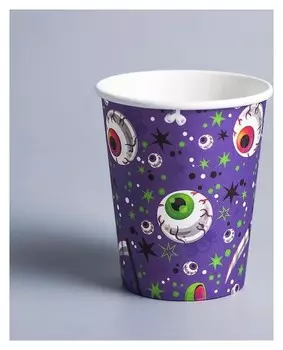 Стакан бумажный «Глаза», набор 6 шт.