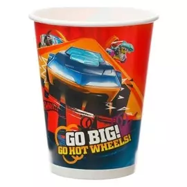 Стакан бумажный Hot Wheels, 250 мл, набор 6 шт.