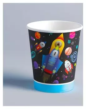 Стакан бумажный «Ракета», набор 6 шт.