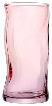 Стакан Pasabahce 420928slbp аморф, стекло, розовый, 400 мл, 1 шт