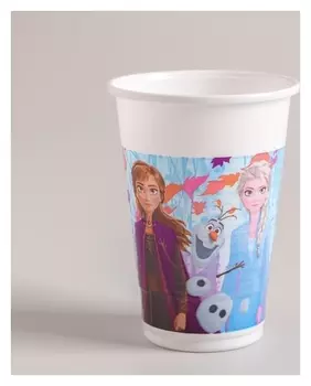 Стакан пластиковый «Холодное сердце», набор 8 шт., 200 мл