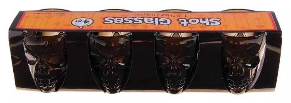 Стакан-прикол "Черепа", набор 4 шт.
