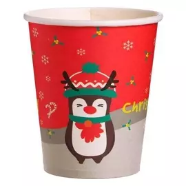 Стаканы бумажные «Пингвин», набор 6 шт.