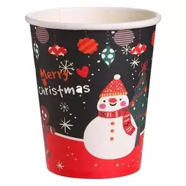 Стаканы бумажные «Снеговичок», набор 6 шт.
