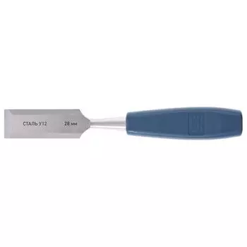 Стамеска, 28 мм, пластиковая рукоятка