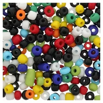 Стеклярус " цветное" 6 мм, 20 г