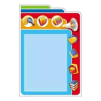 Стенд А3 универсальный для школы с карманом А4