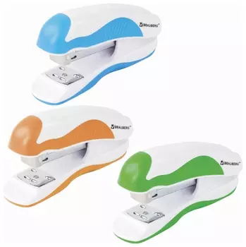 Степлер №24/6, 26/6 Brauberg "JET Pro", до 25 листов, эргономичный, 228586