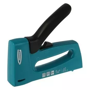 Степлер мебельный Gross, 6-16 мм, тип 13, 53, 300 мм, пластиковый корпус, регулировка удара