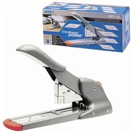 Степлер мощный №23/8-23/24 Rapid "Fashion Hd110" до 110 листов,серебристый / оранжевый