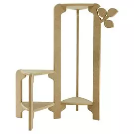 Стойка для цветов треугольная Флора 2 места для декорирования